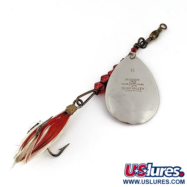 Pflueger Bear Valley, 14g, latón/cobre/rojo, cucharilla #21307