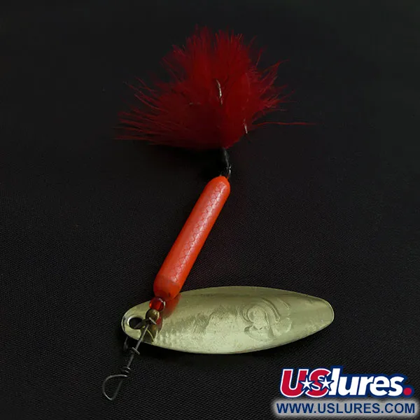 Yakima Bait Worden’s Original Rooster Tail, 1/2 oz (14 g), Oro/Rosa Neón, Señuelo Spinner #21427