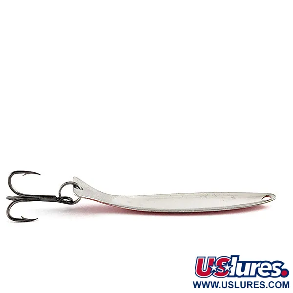 Worth Fly Rod Demon, 2.5g, Rojo/Blanco/Níquel, Cucharilla de Pesca #21501