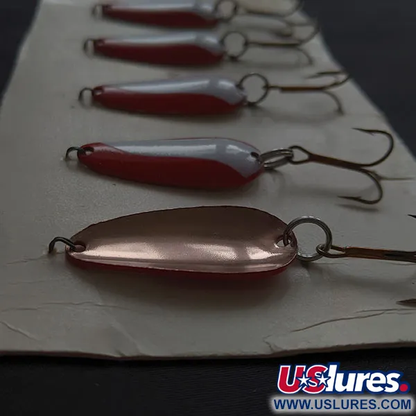 Glen Evans Spoon, rojo/blanco/cobre, 6g, cucharilla #21541