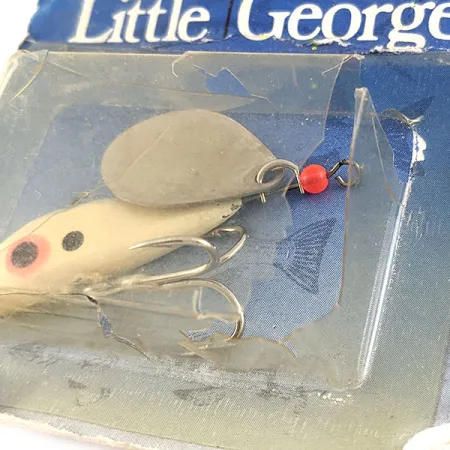 Mann's Little George, 21g Blanco Perla, Tail Spinner #21588