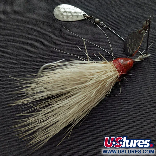 Jamison Shannon Twin Spinner, 14g, Níquel, Señuelo Spinner #21632