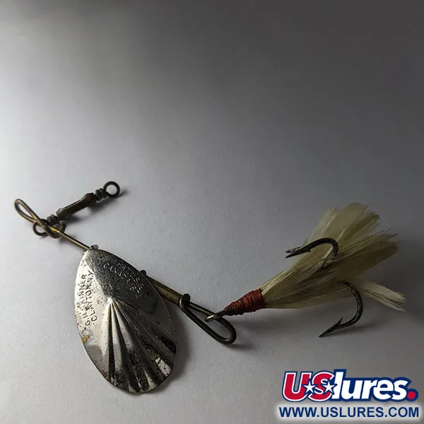 G.M. Skinner 3, 5g Plata y Rojo, Cucharilla Giratoria #21633