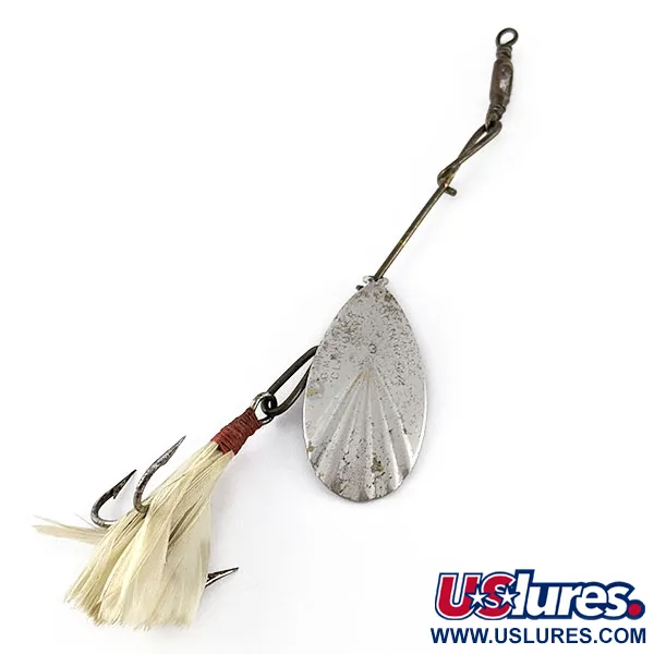 G.M. Skinner 3, 5g Plata y Rojo, Cucharilla Giratoria #21633