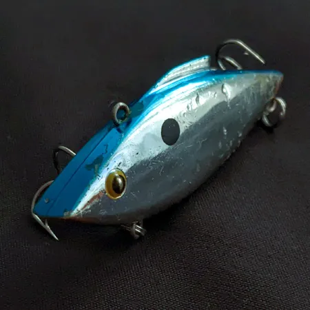 Bill Lewis Rat-L-Trap, 12g, Cromo Azul, Lipless Crankbait #21658