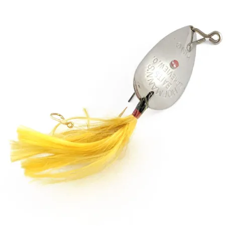 Hofmann's Lures KING, 11g, Níquel/Amarillo, Cucharilla Antihierba #21666