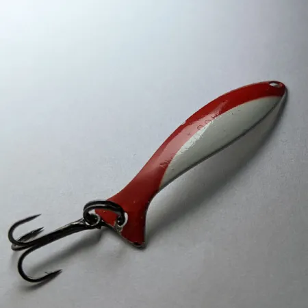 Worth Fly Rod Demon, níquel/rojo/blanco, 1,5g, cucharilla #21692