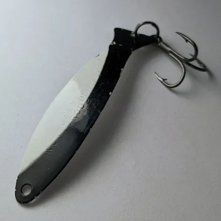 Worth Fly Rod Demon, 2.5g Níquel/Blanco/Negro, Cucharilla de Pesca #21694