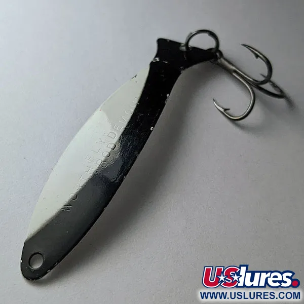 Worth Fly Rod Demon, 2.5g Níquel/Blanco/Negro, Cucharilla de Pesca #21694