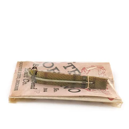 South Bend Trix Oreno 594, 2g verde/dorado, cucharilla para pesca a mosca #21698