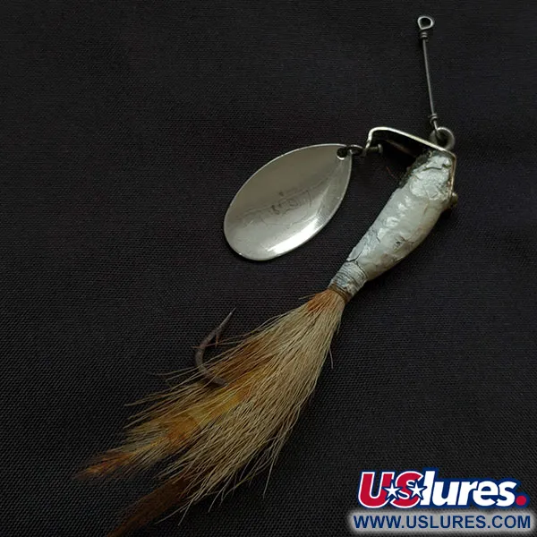 Heddon Spin Fin 3, 14g color níquel, señuelo spinning #21756