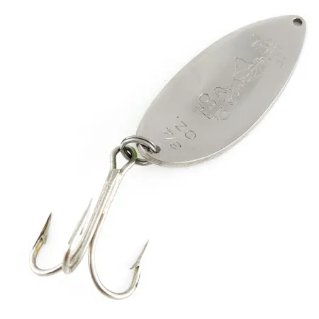 Seneca Little Cleo (Hula Girl), 21g níquel/verde, cucharilla de pesca #21764