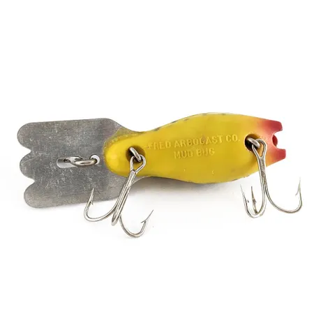 Fred Arbogast Mud Bug, 10g Amarillo Moteado, Crankbait de Profundidad #21877