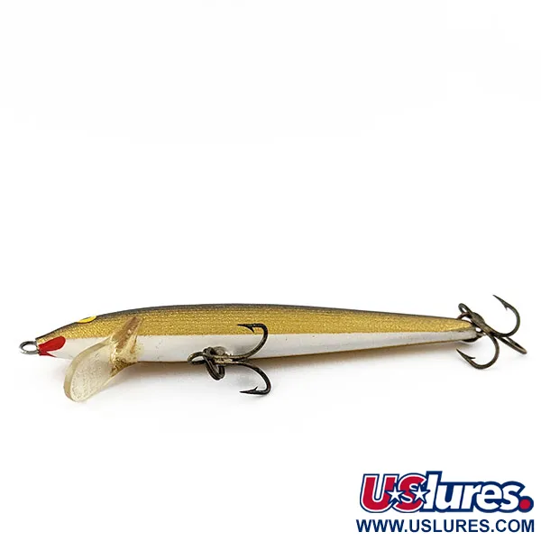 Rapala Original Floater F9, 4g, Oro (G), Señuelo Flotante #21942