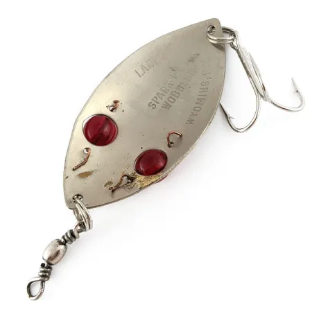 Lanes Tackle & Bait Lane's Spark-L-Eye, 23g Níquel/Ojos Rojos, Cucharilla #21950