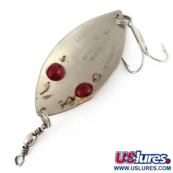Lanes Tackle & Bait Lane's Spark-L-Eye, 23g Níquel/Ojos Rojos, Cucharilla #21950