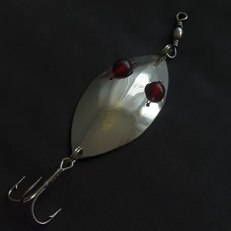 Lanes Tackle & Bait Lane's Spark-L-Eye, 23g Níquel/Ojos Rojos, Cucharilla #21950