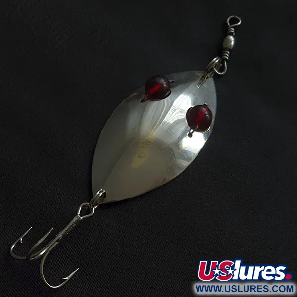 Lanes Tackle & Bait Lane's Spark-L-Eye, 23g Níquel/Ojos Rojos, Cucharilla #21950