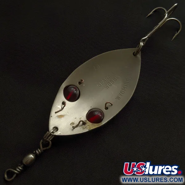 Lanes Tackle & Bait Lane's Spark-L-Eye, 23g Níquel/Ojos Rojos, Cucharilla #21950
