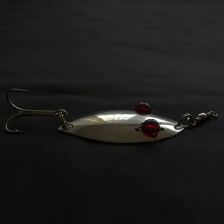Lanes Tackle & Bait Lane's Spark-L-Eye, 23g Níquel/Ojos Rojos, Cucharilla #21950
