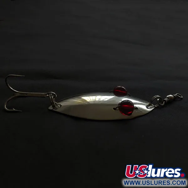 Lanes Tackle & Bait Lane's Spark-L-Eye, 23g Níquel/Ojos Rojos, Cucharilla #21950