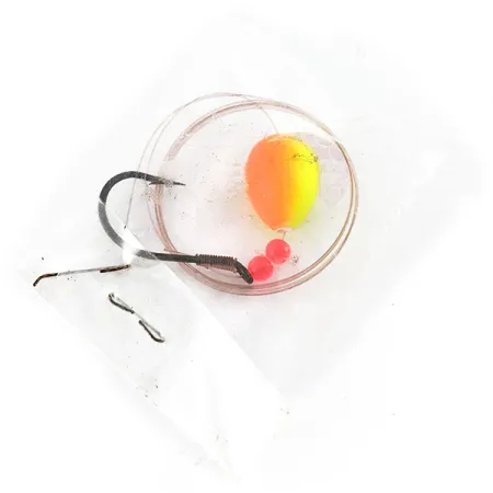 Walleye Rig, 1,5g Chartreuse y Naranja, Aparejo de Pesca #21958