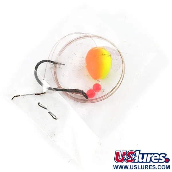 Walleye Rig, 1,5g Chartreuse y Naranja, Aparejo de Pesca #21958