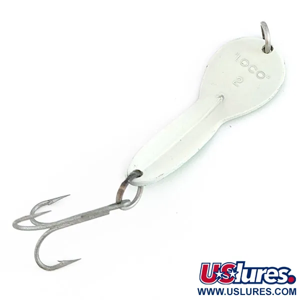 Glen Evans Loco 2, 1/3 oz Blanco/Verde Glow, Cucharilla #22000