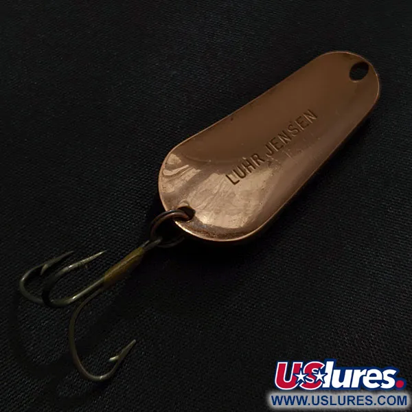 Luhr Jensen Luhr's wobbler, cobre 11g, cucharilla #22024