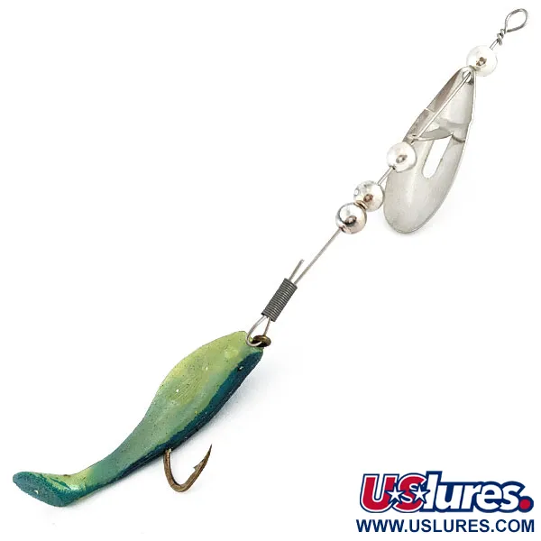 Worth June Bug, 5g, níquel/azul, cucharilla #22027