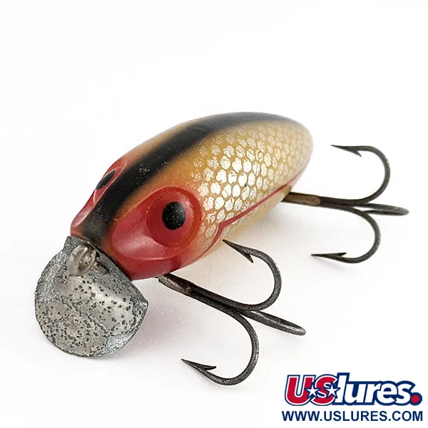 Wright & McGill Bug a Boo, 12g Rojo y Amarillo, Señuelo Vintage #22033