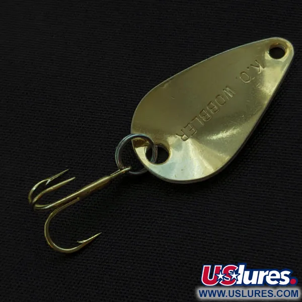 Acme K.O. Wobbler, 3,5g Negro/Blanco/Oro, Cucharilla #22047