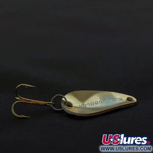 Acme K.O. Wobbler, 3,5g Negro/Blanco/Oro, Cucharilla #22047