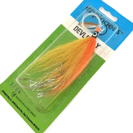 Eppinger Devle Fly, Naranja y Amarillo, Señuelo #22070