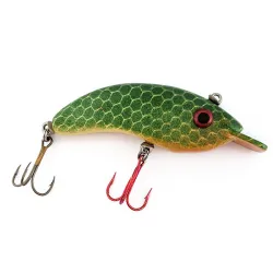 Crankbait de madera artesanal Vintage