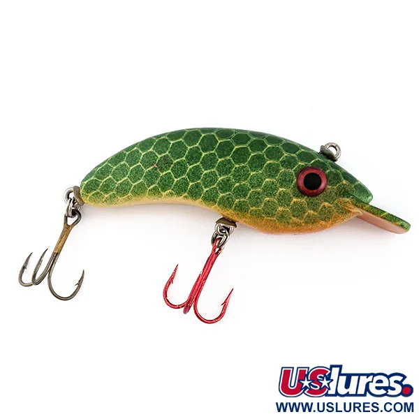 Crankbait de madera artesanal Vintage