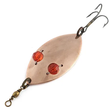 Horrocks-Ibbotson Wobbler №2, Cobre/Ojos Rojos, 23g, Cucharilla Ondulante #22124