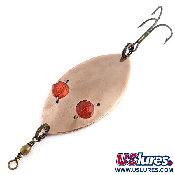 Horrocks-Ibbotson Wobbler №2, Cobre/Ojos Rojos, 23g, Cucharilla Ondulante #22124