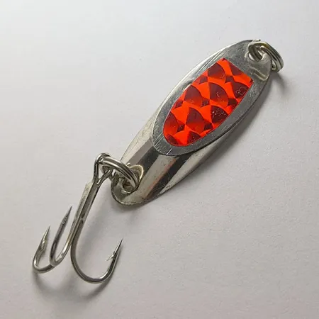 Weber Mr Champ, 1/4 oz, Plateado y Rojo, Cucharilla #22145