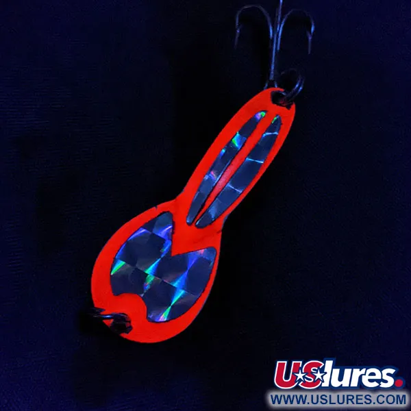 Glen Evans Loco 2 UV, 7g Rojo y Plata, Cucharilla #22151