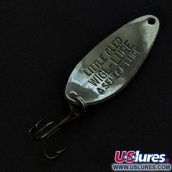 Seneca Little Cleo, 7g níquel/blanco/naranja, Cucharilla #22173