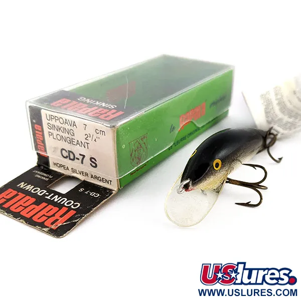 Rapala Countdown CD7, 8g Color S (Plata), Señuelo Hundido #22176