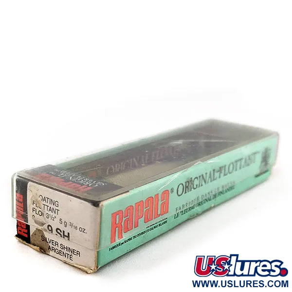 Rapala Original Floater F9, 4g S (Silver), Señuelo Flotante #22177