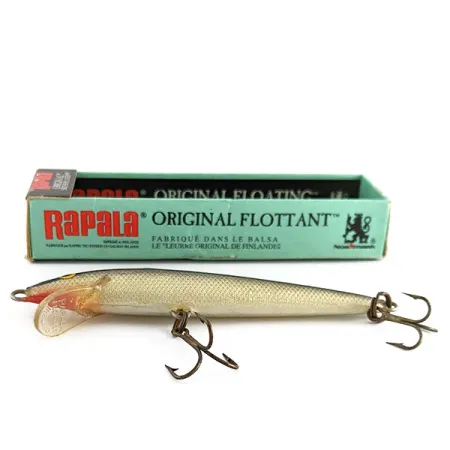 Rapala Original Floater F9, 4g S (Silver), Señuelo Flotante #22177