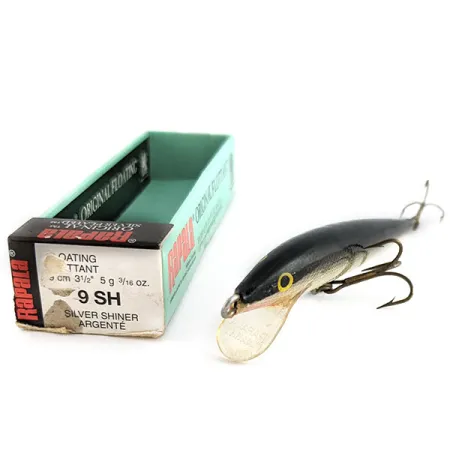 Rapala Original Floater F9, 4g S (Silver), Señuelo Flotante #22177
