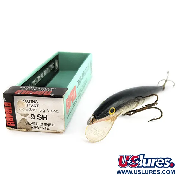 Rapala Original Floater F9, 4g S (Silver), Señuelo Flotante #22177