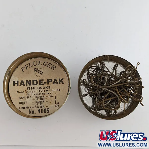 Pflueger Hande-Pak №4005, 50 anzuelos surtidos, anzuelos #22192