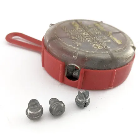 Water Gremlin Removable Split Shot Sinker Selector, BB 3/0 #7 #5, Selector de Plomos #22198