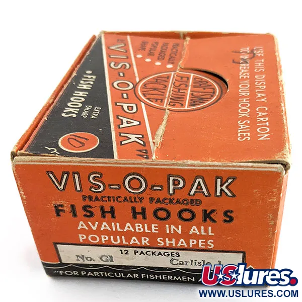 Glen L Evans Vis-O-Pack, Anzuelos Talla 10, Pack de Colección #22202