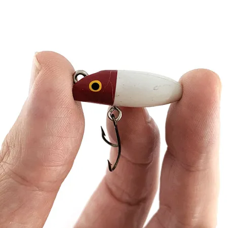 South Bend Fly-Oreno, 1.4g Rojo/Blanco, Señuelo de superficie #22210